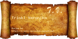 Trinkl Veronika névjegykártya